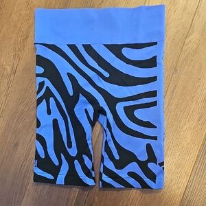 Zebra Bike Shorts Size S